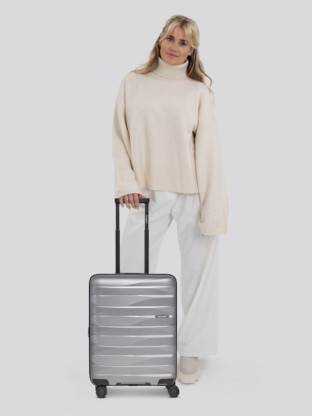 Bergpfeil Travel 4 kolečka Příruční zavazadlo S 55 cm Rozšiřitelný Bergpfeil Travel 4 kolečka Příruční zavazadlo S 55 cm Rozšiřitelný