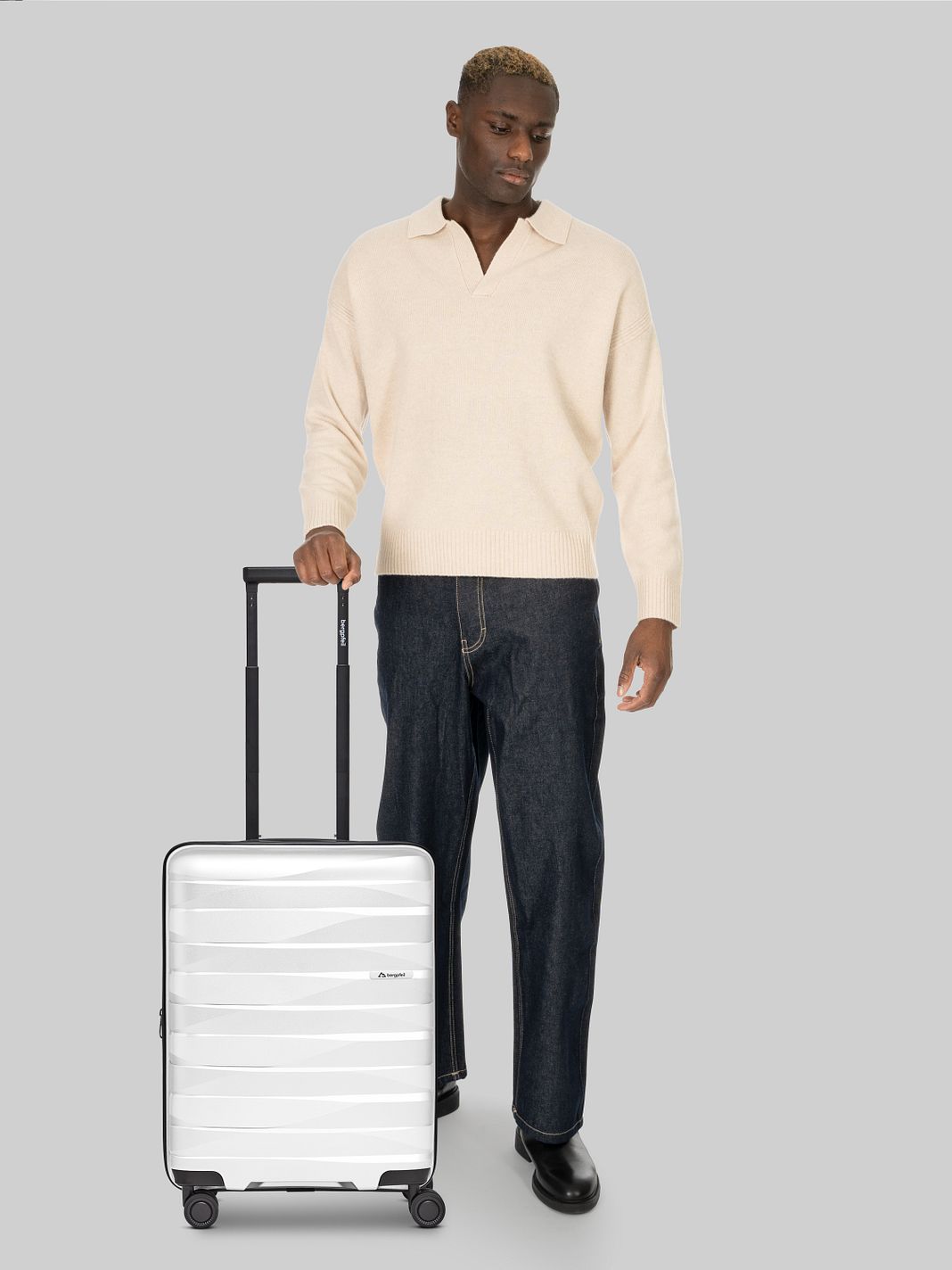 Bergpfeil Travel 4 ruote Trolley cabina S 55 cm espandibile Bergpfeil Travel 4 ruote Trolley cabina S 55 cm espandibile