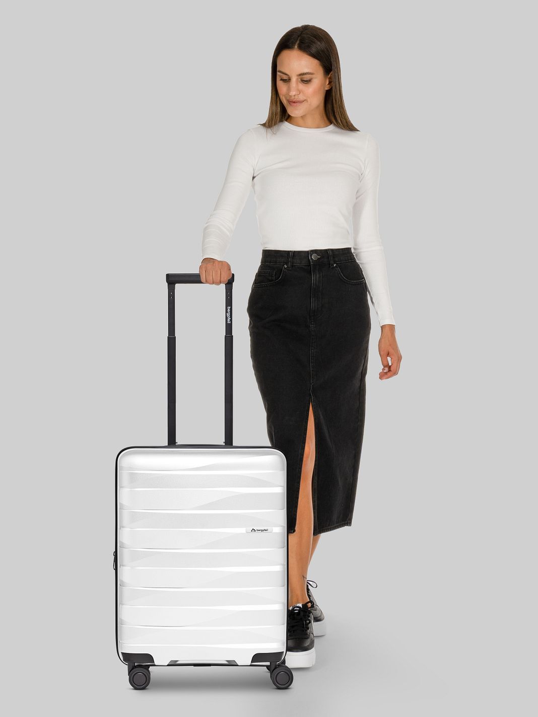 Bergpfeil Travel 4 ruote Trolley cabina S 55 cm espandibile Bergpfeil Travel 4 ruote Trolley cabina S 55 cm espandibile