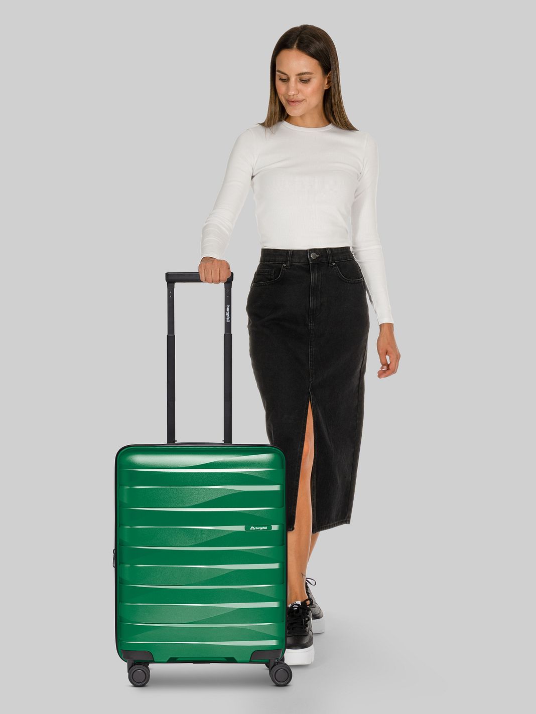Bergpfeil Travel 4 ruote Trolley cabina S 55 cm espandibile Bergpfeil Travel 4 ruote Trolley cabina S 55 cm espandibile