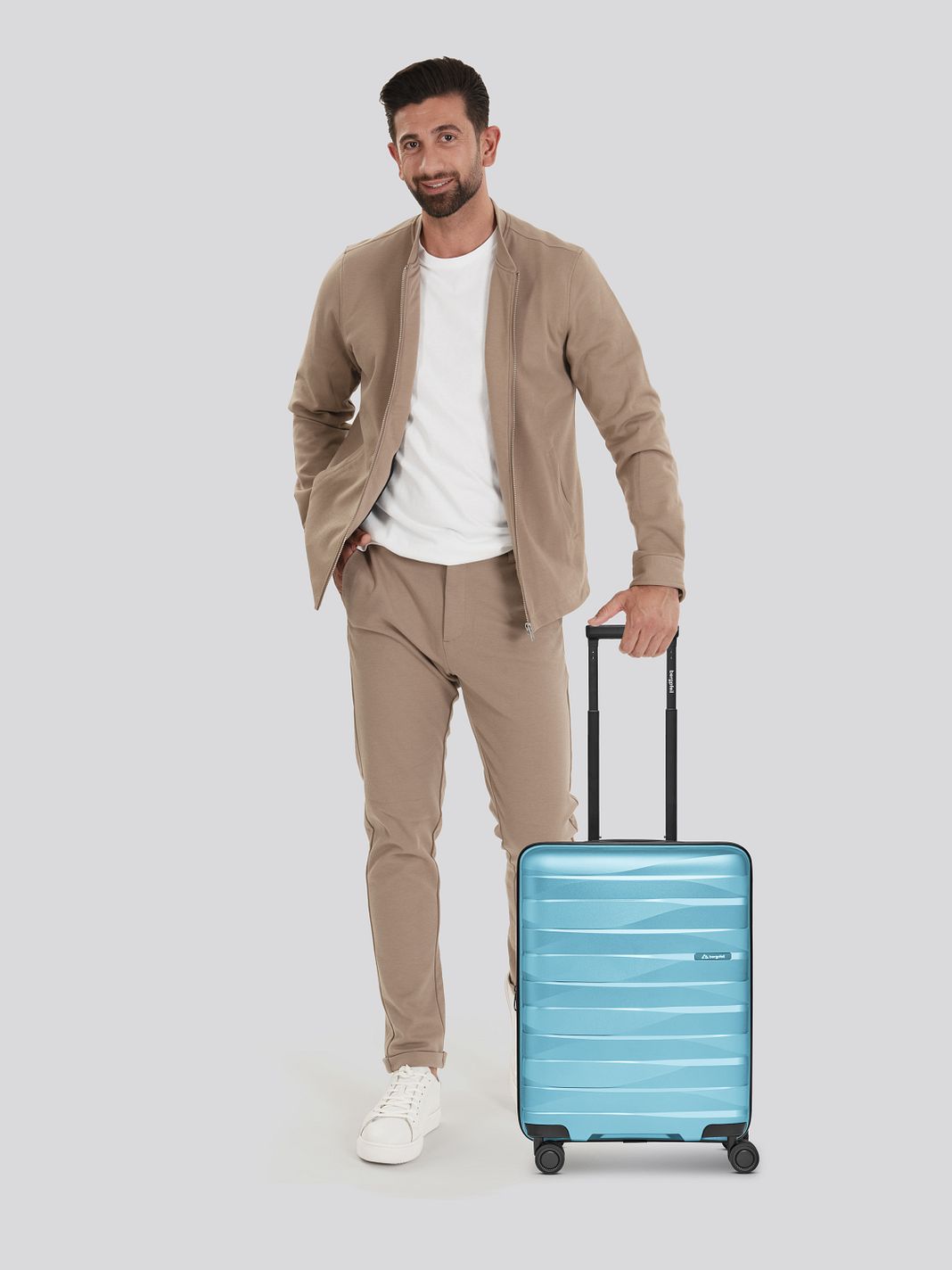 Bergpfeil Travel 4 ruote Trolley cabina S 55 cm espandibile Bergpfeil Travel 4 ruote Trolley cabina S 55 cm espandibile