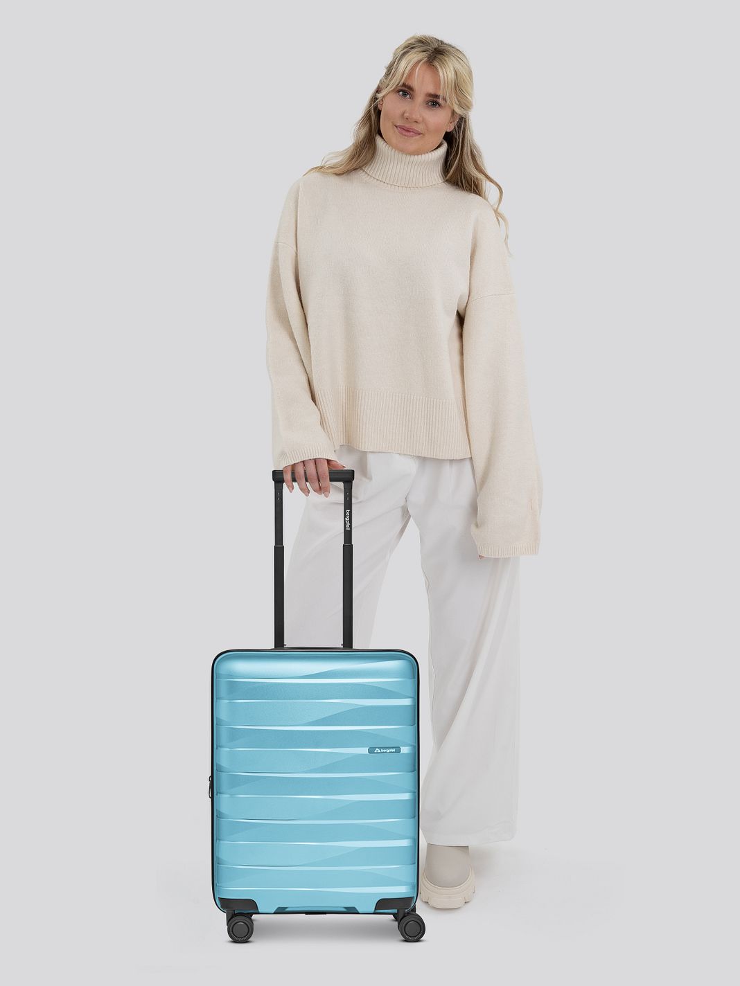 Bergpfeil Travel 4 ruote Trolley cabina S 55 cm espandibile Bergpfeil Travel 4 ruote Trolley cabina S 55 cm espandibile