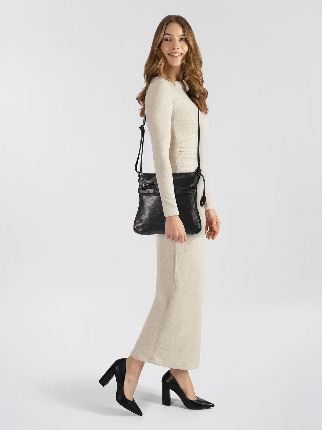 Harbour 2nd River Crossbody-väska Läder 26 cm