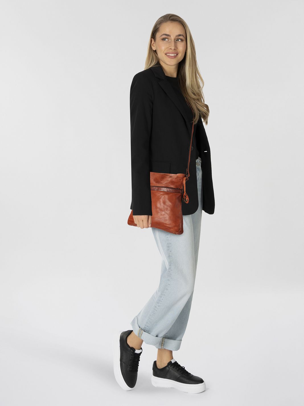 Harbour 2nd River Crossbody-väska Läder 26 cm