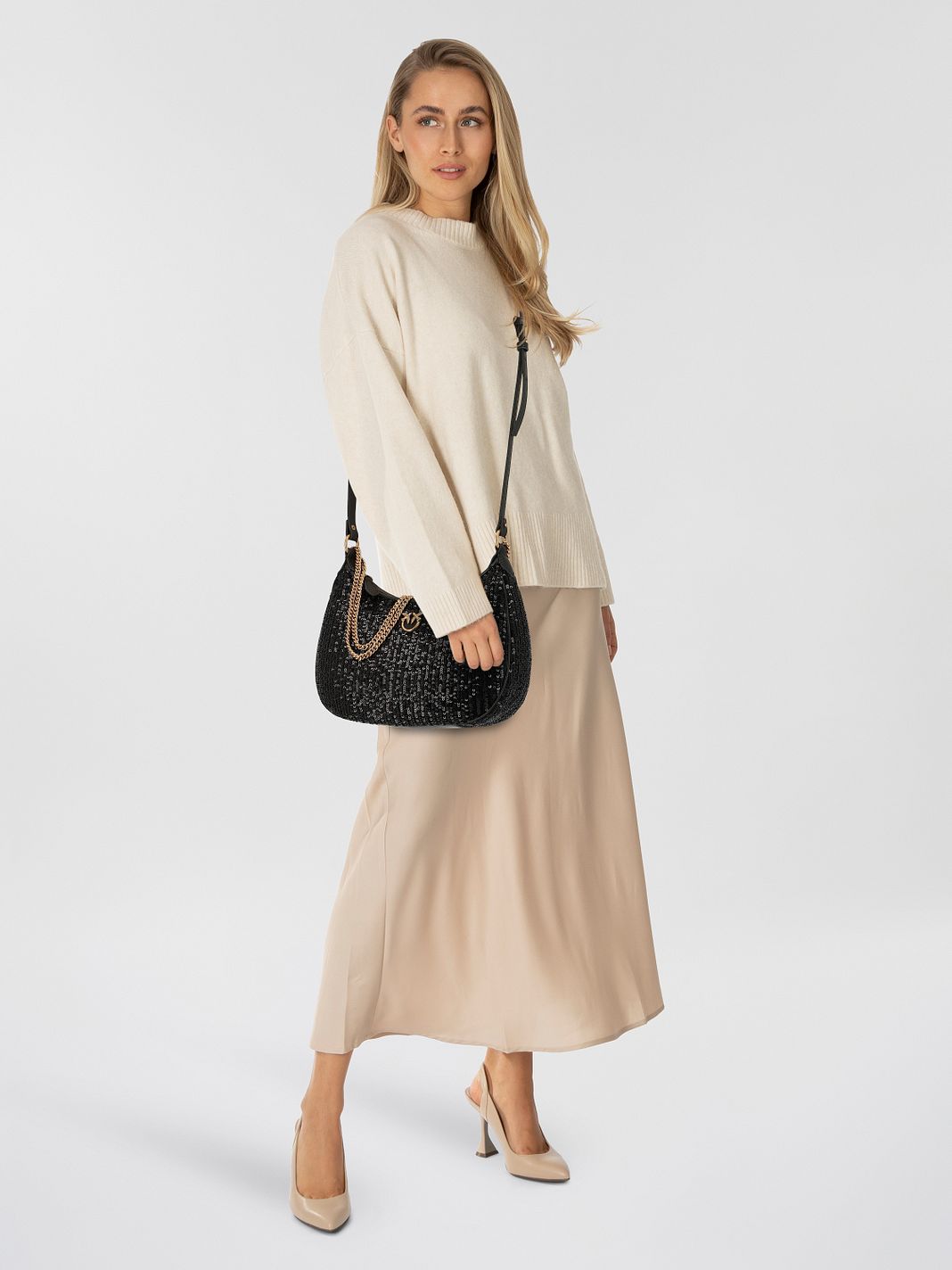 PINKO Half Moon Borsa a tracolla 26 cm PINKO Half Moon Borsa a tracolla 26 cm