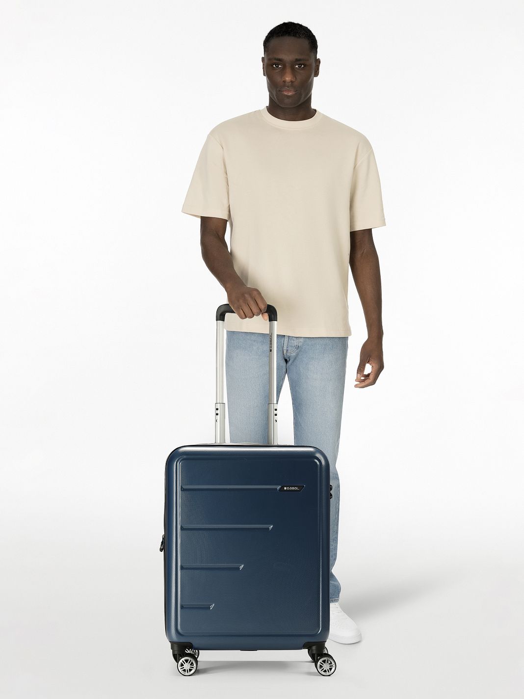 Gabol Future Plus 4 ruote Trolley cabina 55 cm espandibile Gabol Future Plus 4 ruote Trolley cabina 55 cm espandibile