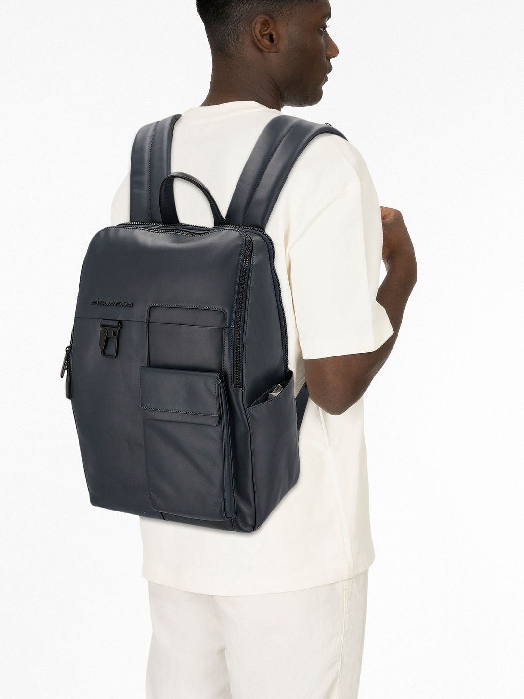 Piquadro Zaino Mochila urbana Piel natural 34 cm Compartimento para el portátil Piquadro Zaino Mochila urbana Piel natural 34 cm Compartimento para el portátil