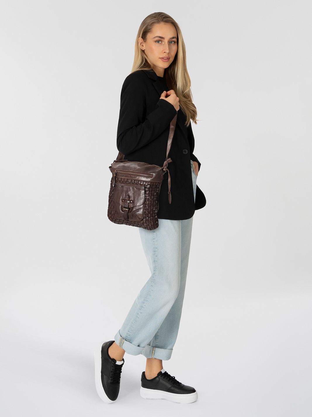 Harbour 2nd Aurora-Up Borsa a tracolla Vera Pelle 27 cm Harbour 2nd Aurora-Up Borsa a tracolla Vera Pelle 27 cm