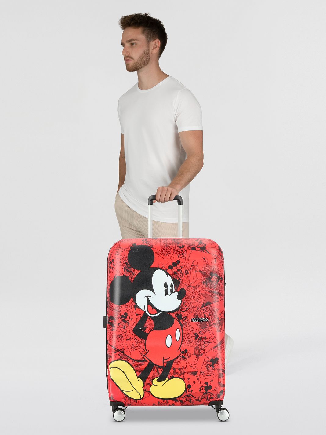 American Tourister Wavebreaker Disney 4 ruote Carrello 77 cm