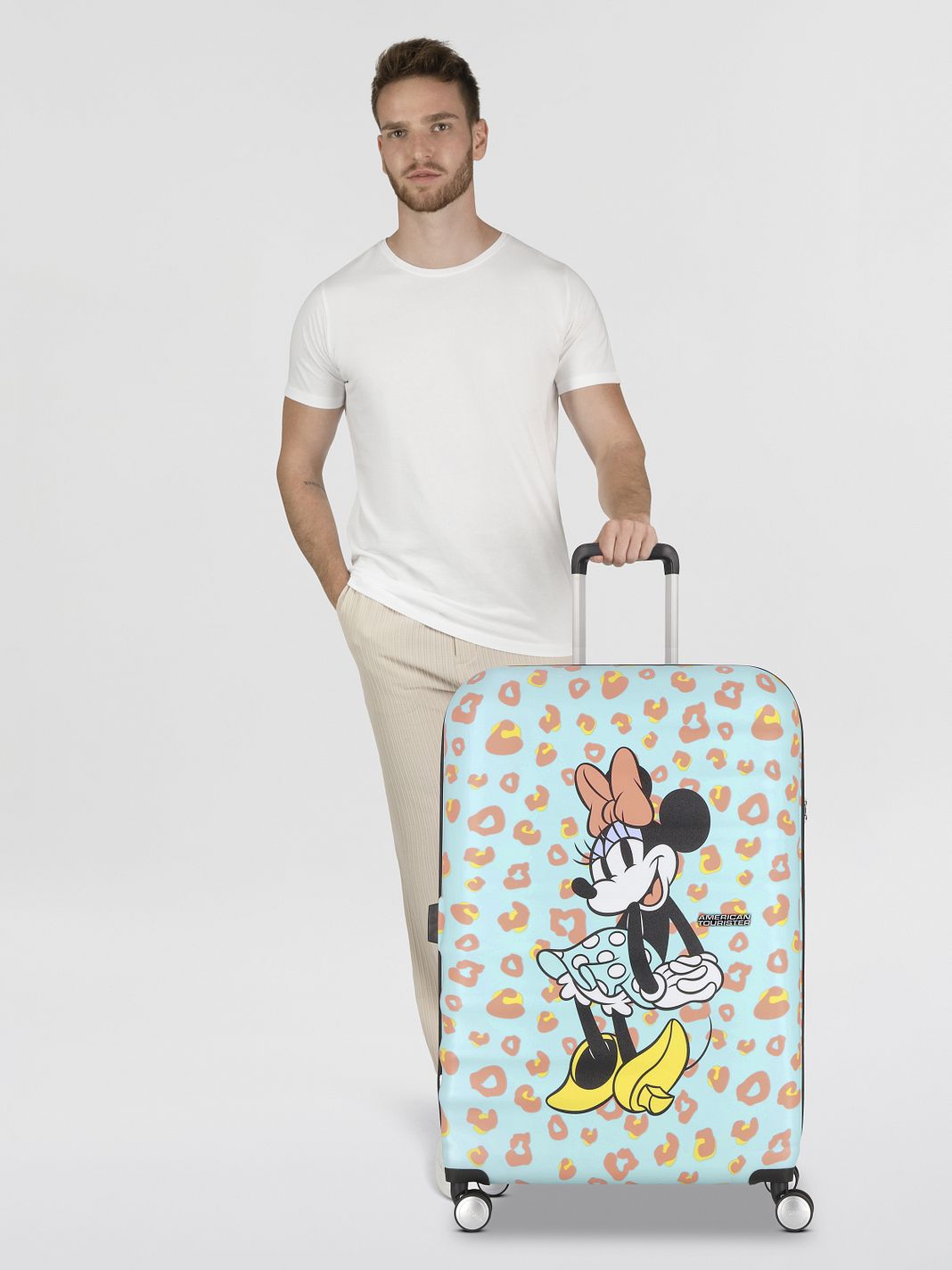 American Tourister Wavebreaker Disney 4 ruote Carrello 77 cm