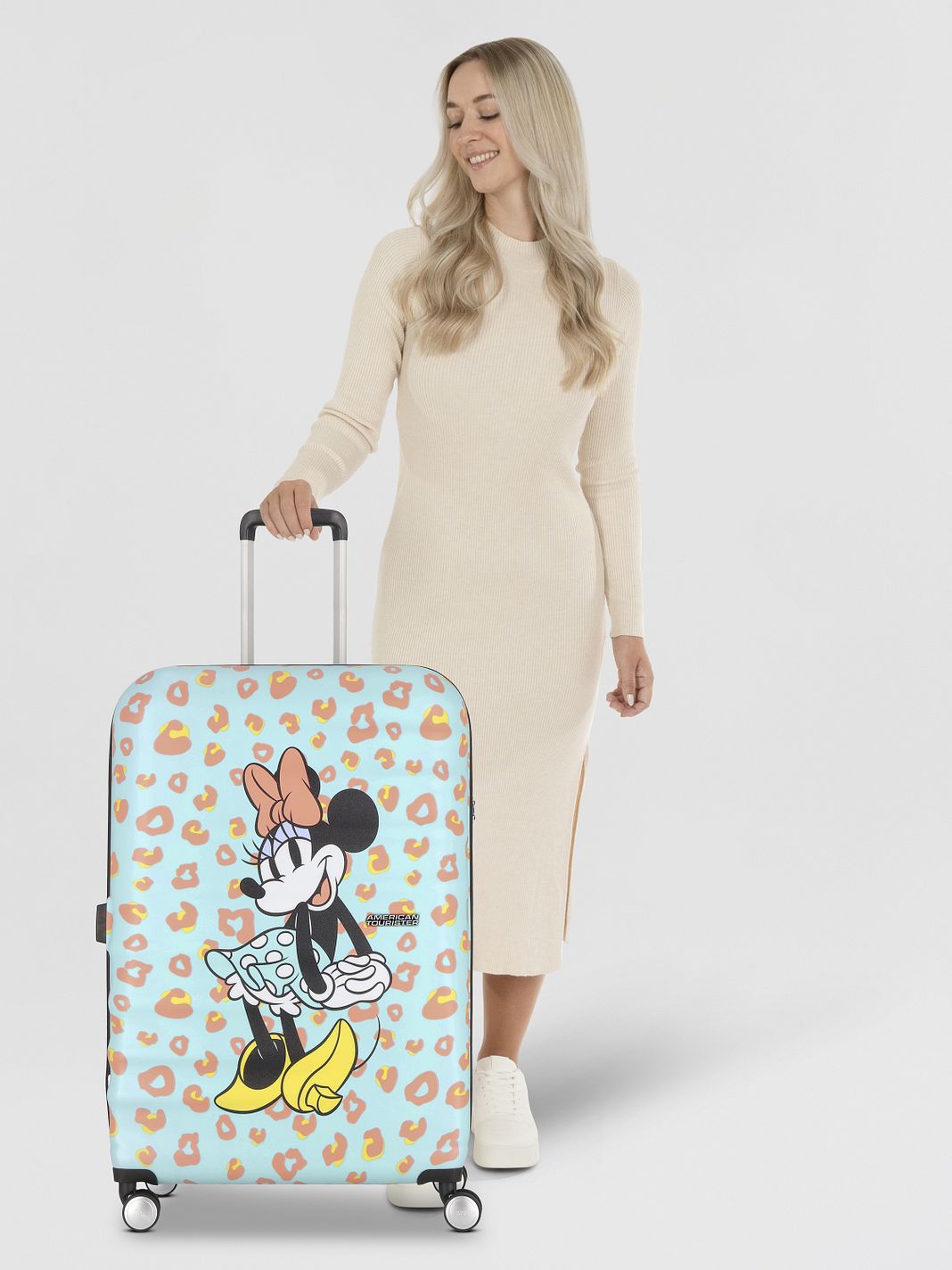 American Tourister Wavebreaker Disney 4 ruote Carrello 77 cm