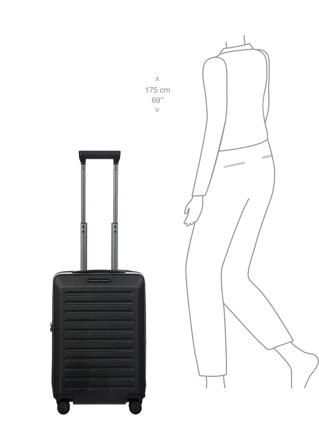 Porsche Design Voyager 4 ruote Trolley cabina S 55 cm
