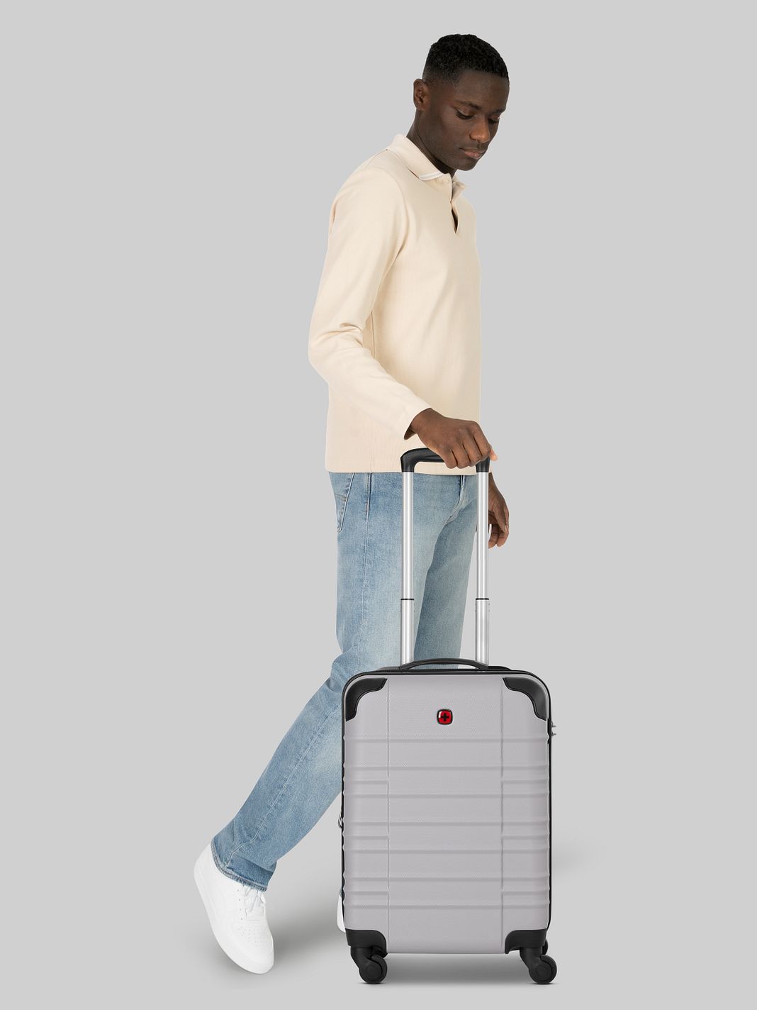 Wenger Amplar Evo 4 ruote Trolley cabina S 53 cm espandibile Wenger Amplar Evo 4 ruote Trolley cabina S 53 cm espandibile