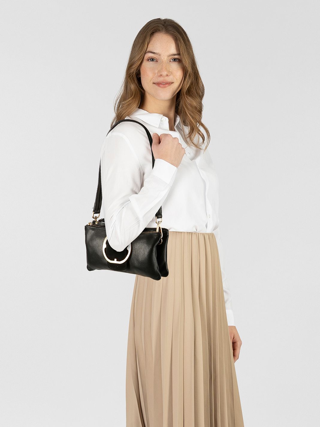 Harbour 2nd Flavia Borsa a spalla Vera Pelle 22 cm Harbour 2nd Flavia Borsa a spalla Vera Pelle 22 cm