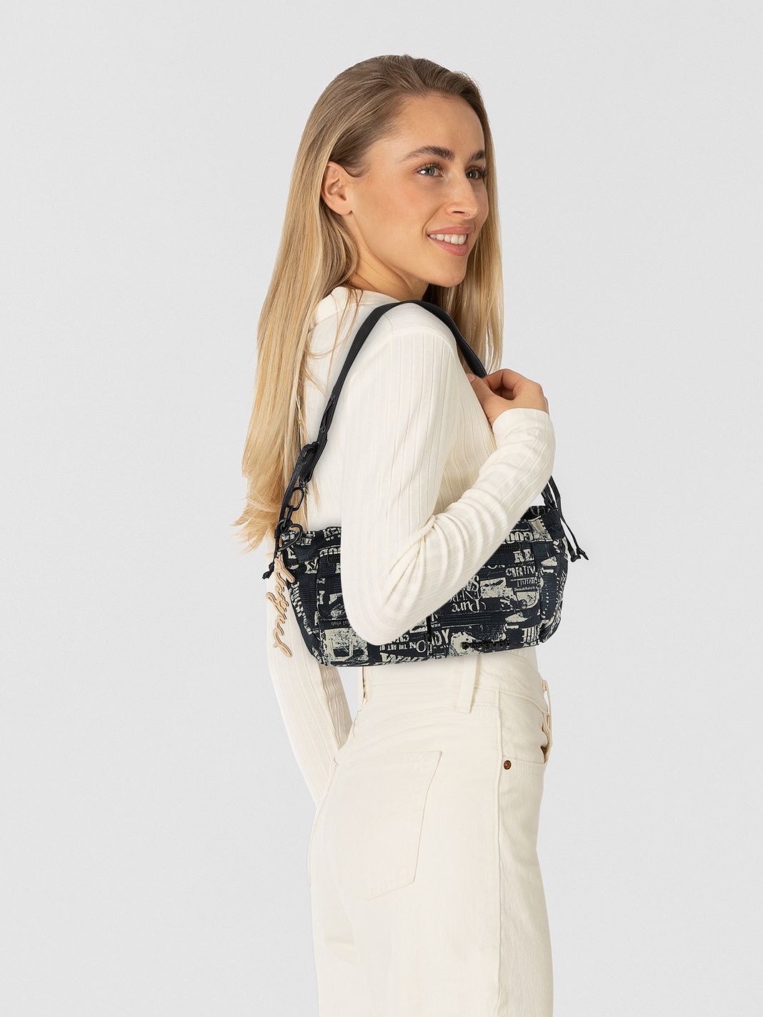 Desigual Newspaper Donosti Borsa a spalla 25 cm
