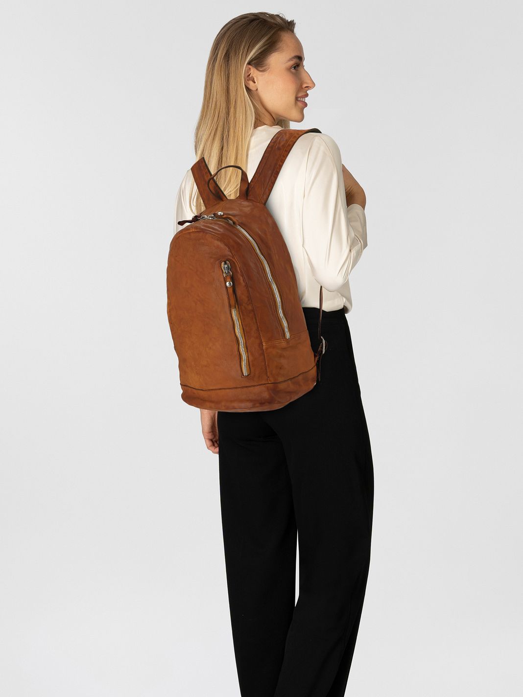 Campomaggi Frassino Dagsryggsäck Läder 34 cm Laptopfack