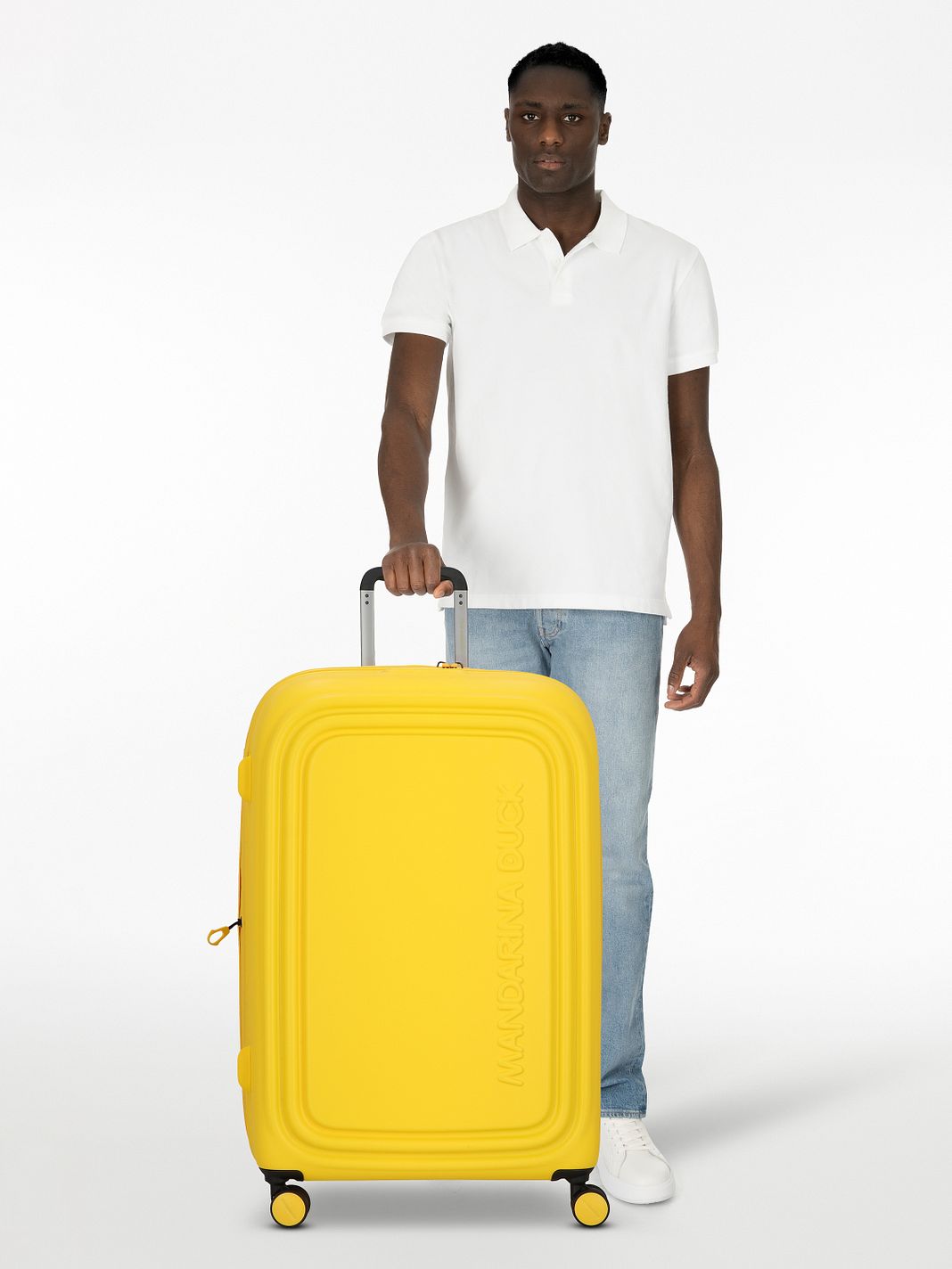 Mandarina Duck Logoduck + 4 ruote Carrello L 75 cm Mandarina Duck Logoduck + 4 ruote Carrello L 75 cm
