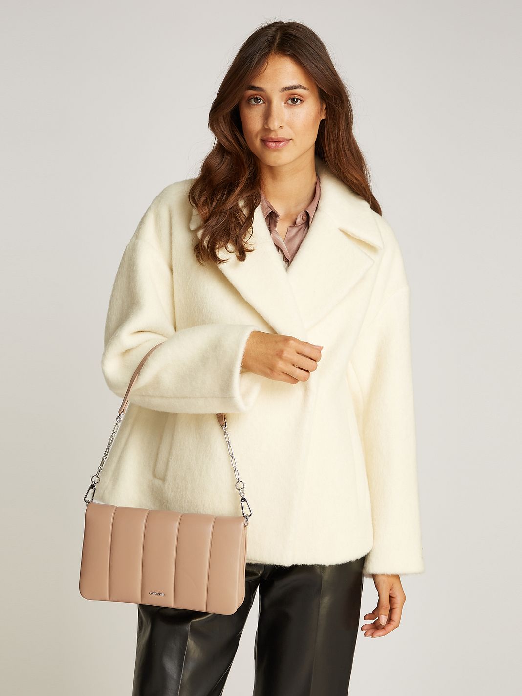 Calvin Klein Line Quilt Borsa a spalla 28 cm