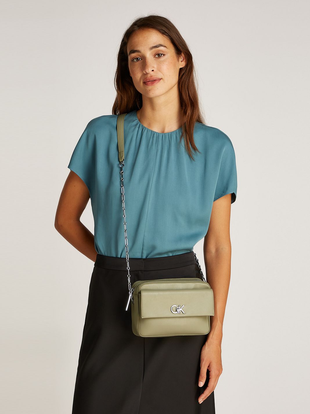 Calvin Klein Re-Lock Borsa a tracolla 21 cm Calvin Klein Re-Lock Borsa a tracolla 21 cm