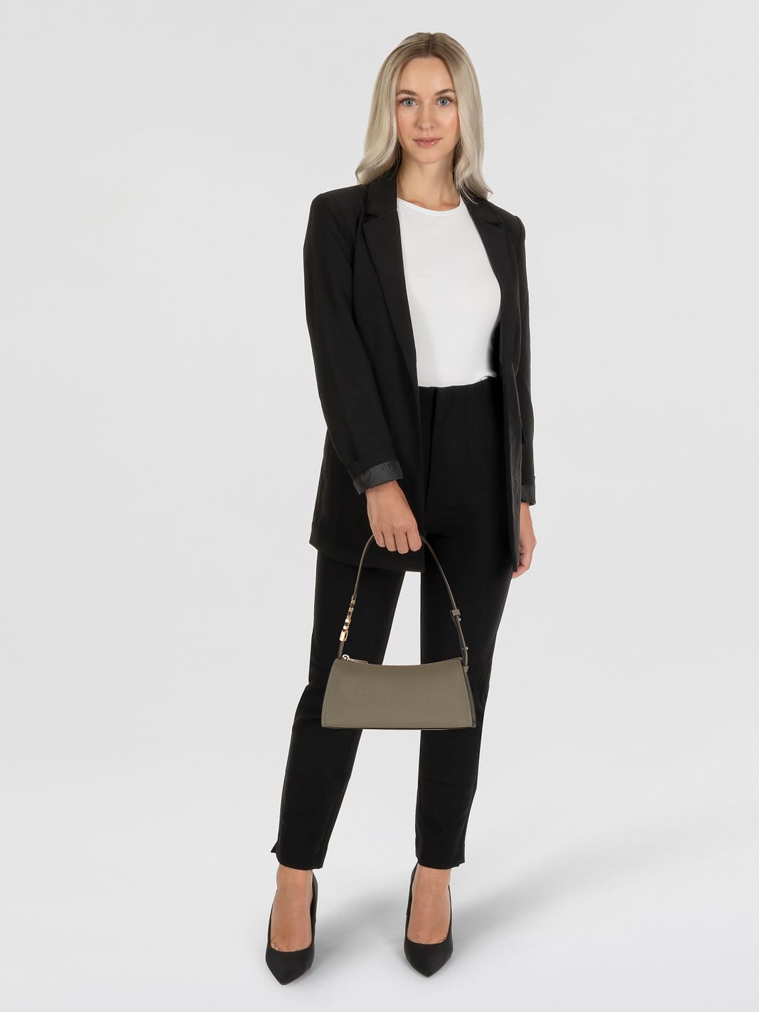 DKNY Avril Borsa a spalla Vera Pelle 26 cm DKNY Avril Borsa a spalla Vera Pelle 26 cm