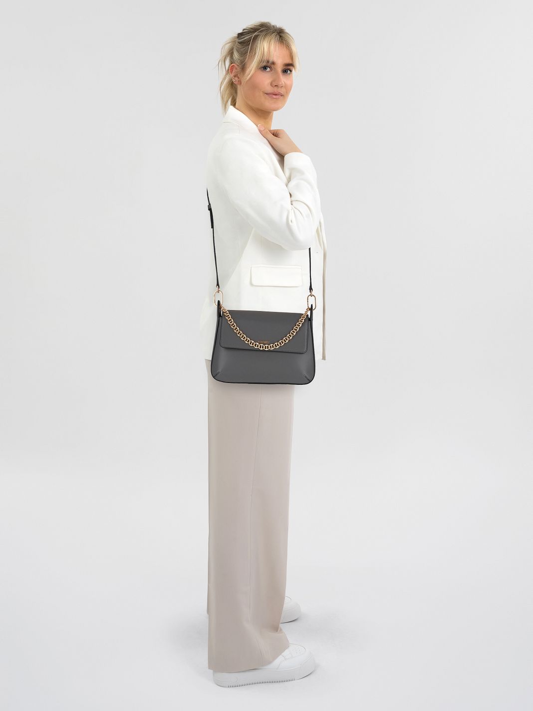 DKNY Belen Borsa a spalla Vera Pelle 26 cm DKNY Belen Borsa a spalla Vera Pelle 26 cm