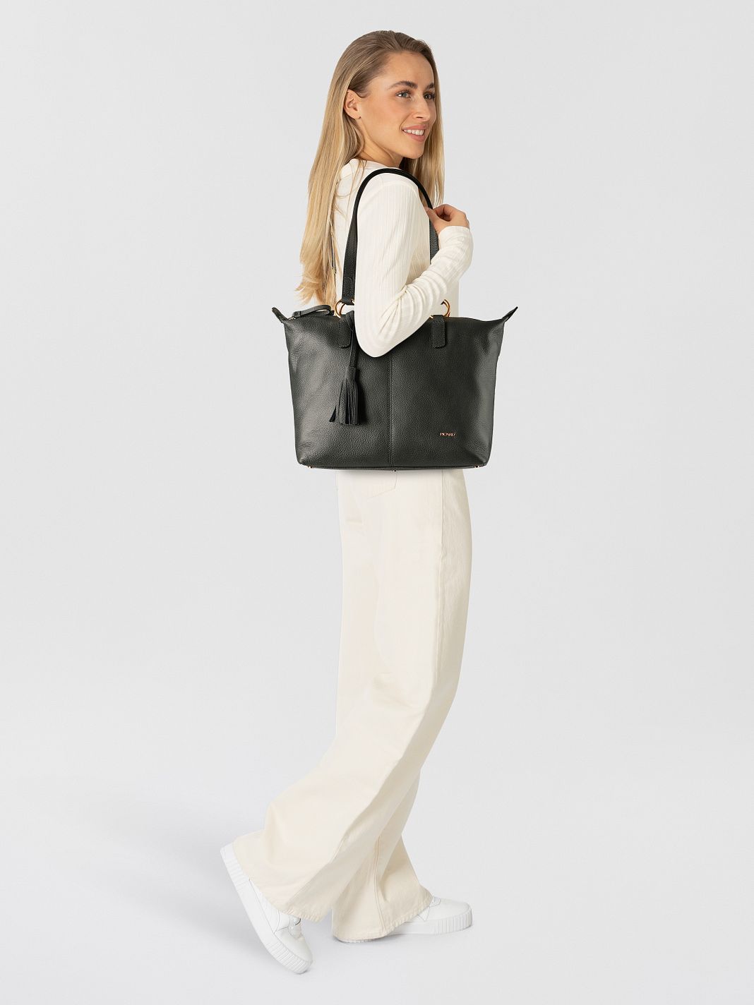 Picard Calico Borsa tote Vera Pelle 39 cm
