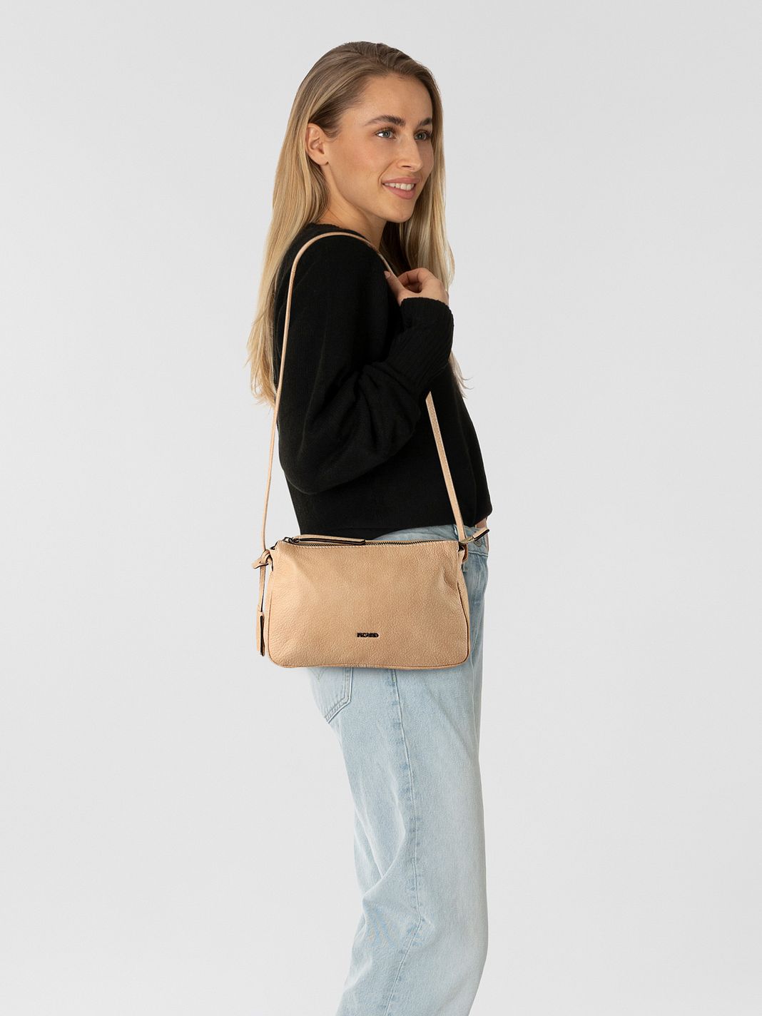 Picard Lesotho Borsa a tracolla Vera Pelle 24 cm