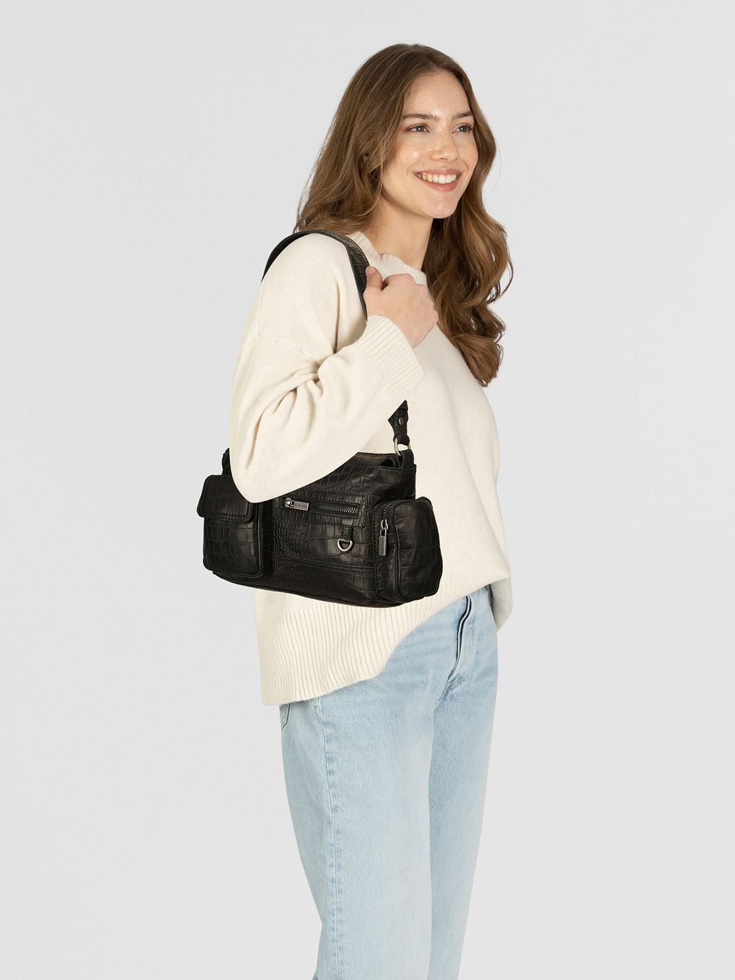 Cowboysbag Hawley Glam Borsa a spalla Vera Pelle 25 cm Cowboysbag Hawley Glam Borsa a spalla Vera Pelle 25 cm