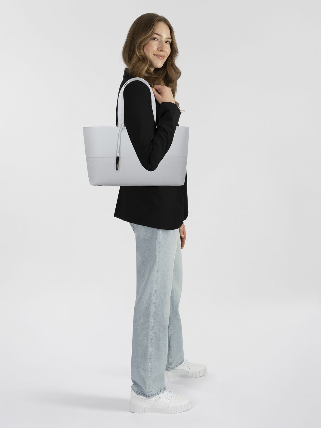 Calvin Klein CK Mixmedia Borsa tote 39 cm Calvin Klein CK Mixmedia Borsa tote 39 cm