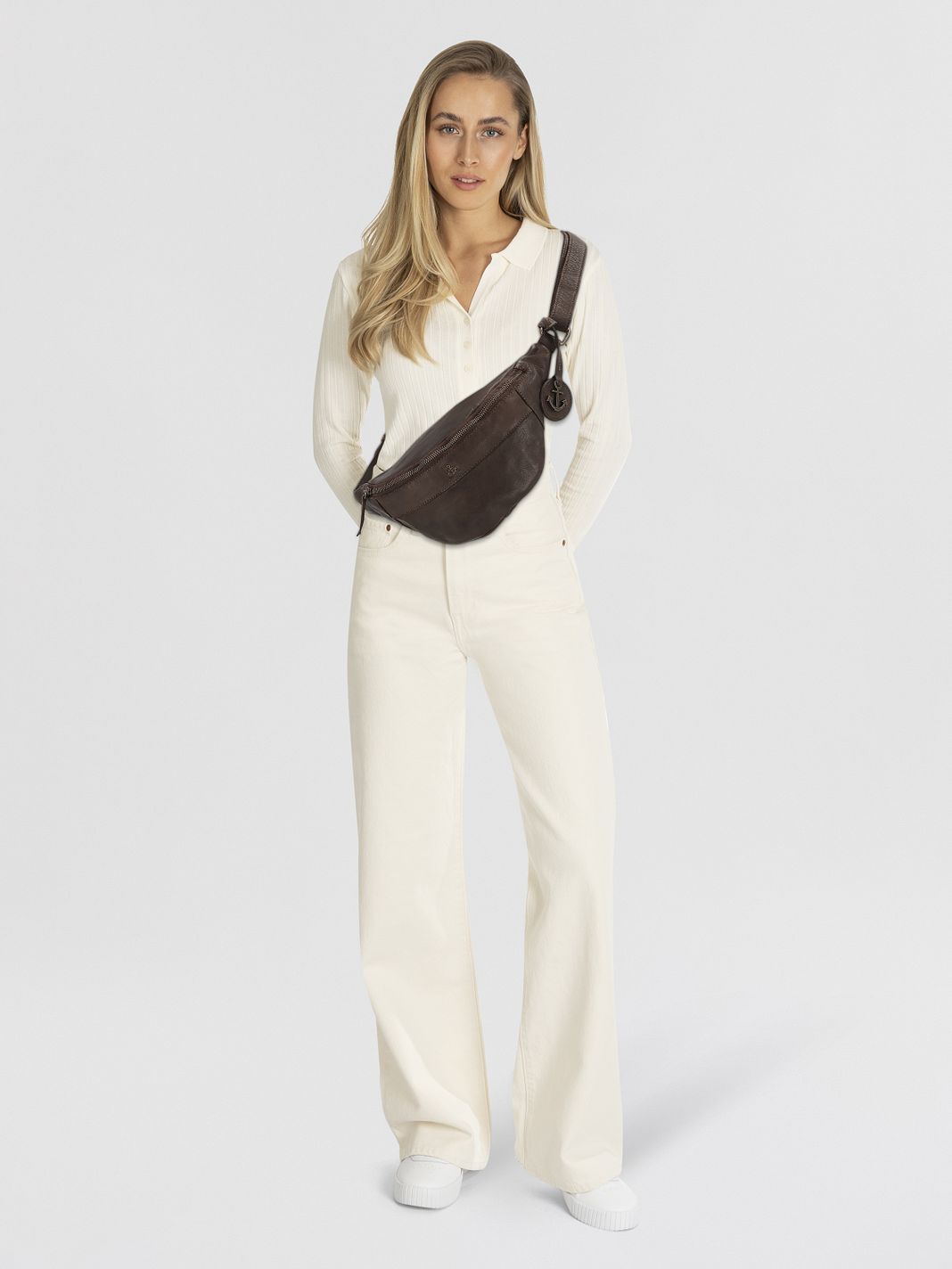 Harbour 2nd Anchor Love Jamie Marsupio Vera Pelle 26 cm Harbour 2nd Anchor Love Jamie Marsupio Vera Pelle 26 cm