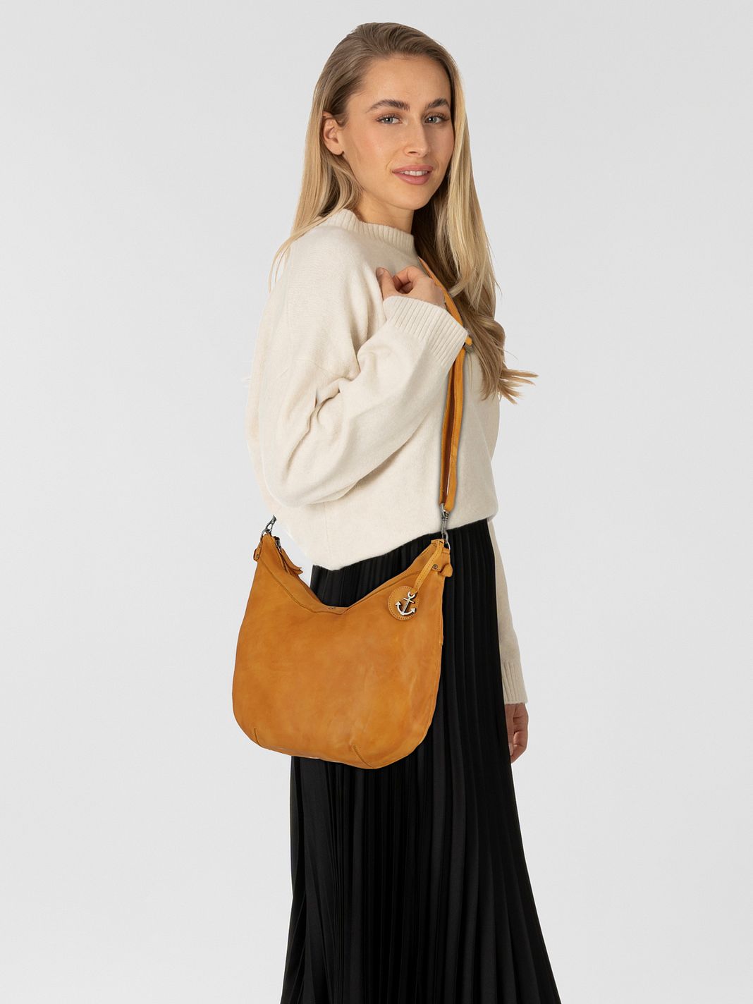 Harbour 2nd Anchor Love Amar Borsa a spalla Vera Pelle 33 cm Harbour 2nd Anchor Love Amar Borsa a spalla Vera Pelle 33 cm