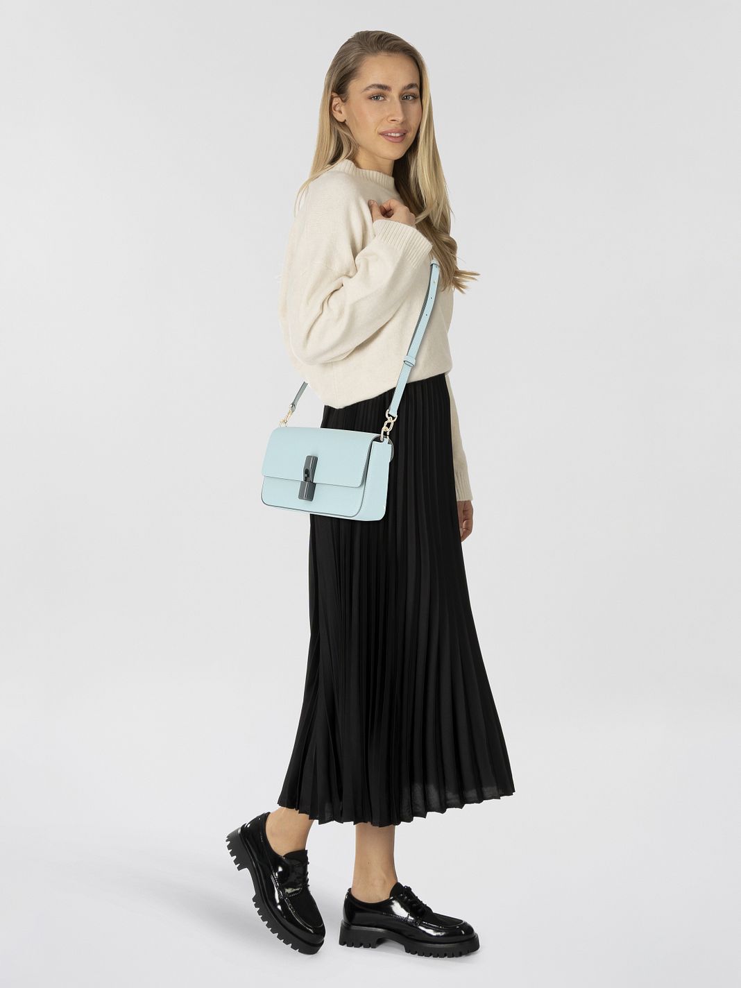Furla Iride Borsa a tracolla Vera Pelle 24 cm Furla Iride Borsa a tracolla Vera Pelle 24 cm