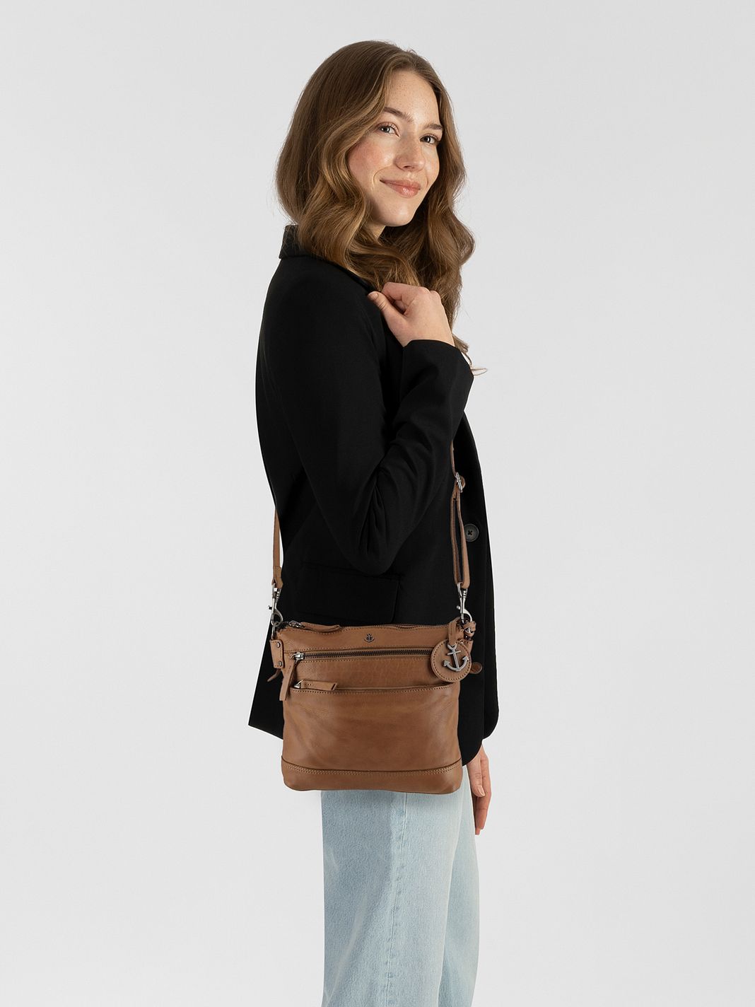 Harbour 2nd Soft Weaving Borsa a tracolla Vera Pelle 25 cm Harbour 2nd Soft Weaving Borsa a tracolla Vera Pelle 25 cm
