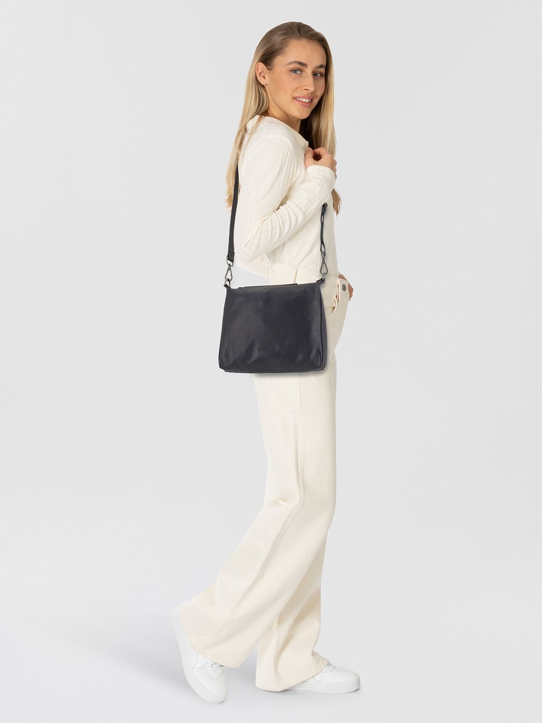 Harbour 2nd Just Pure Zarifa Borsa a tracolla Vera Pelle 24 cm Harbour 2nd Just Pure Zarifa Borsa a tracolla Vera Pelle 24 cm