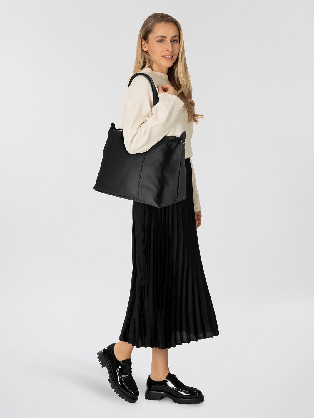 Harbour 2nd Just Pure Malin Borsa tote Vera Pelle 40 cm Harbour 2nd Just Pure Malin Borsa tote Vera Pelle 40 cm