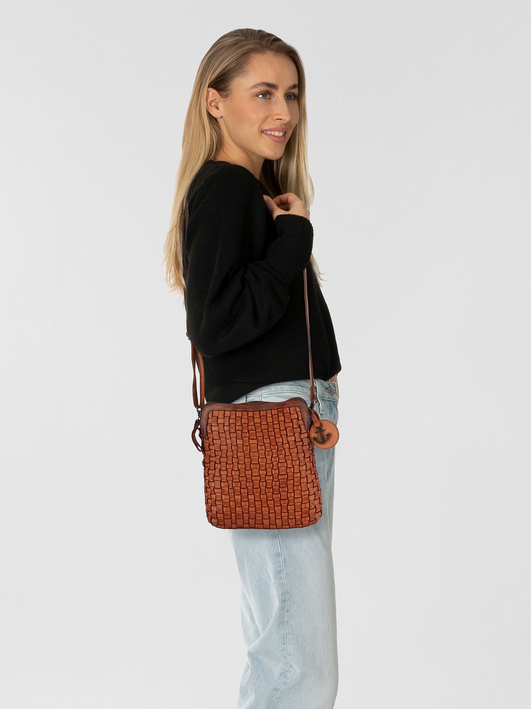 Harbour 2nd Urban Poets Ida-Up Borsa a tracolla Vera Pelle 24 cm