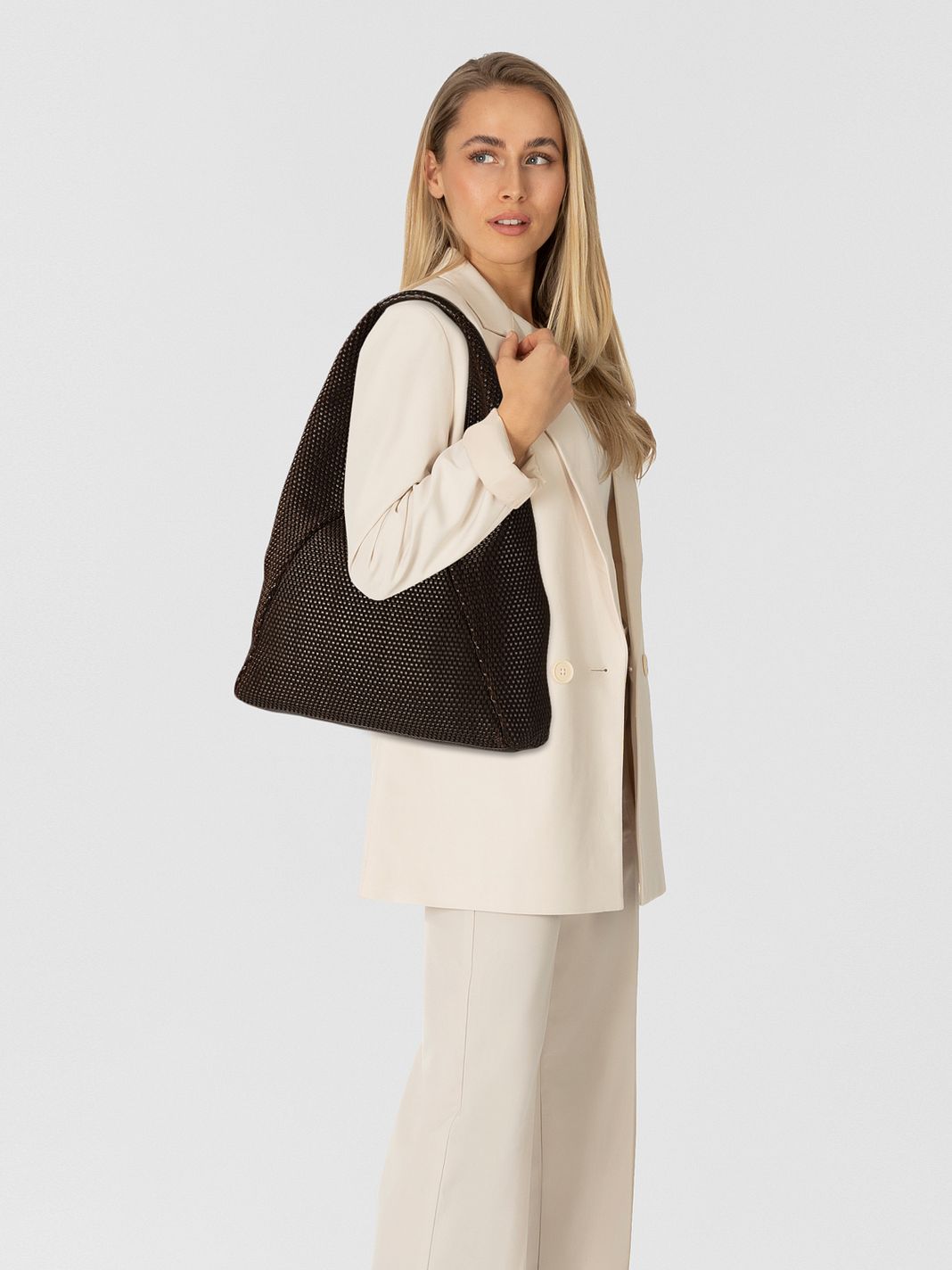 Harbour 2nd Fashion Lights Borsa a spalla Vera Pelle 55 cm Harbour 2nd Fashion Lights Borsa a spalla Vera Pelle 55 cm