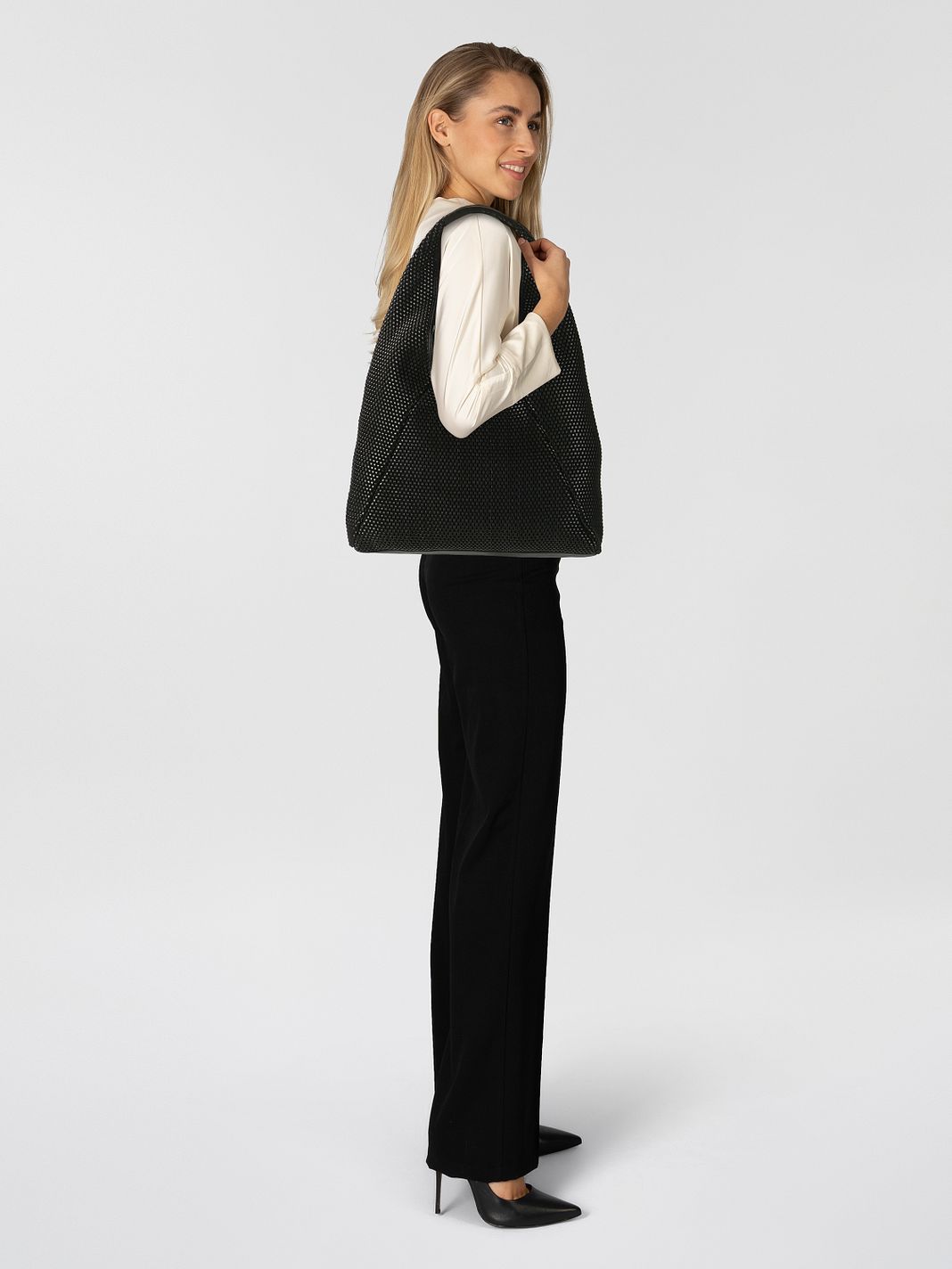 Harbour 2nd Fashion Lights Borsa a spalla Vera Pelle 55 cm Harbour 2nd Fashion Lights Borsa a spalla Vera Pelle 55 cm