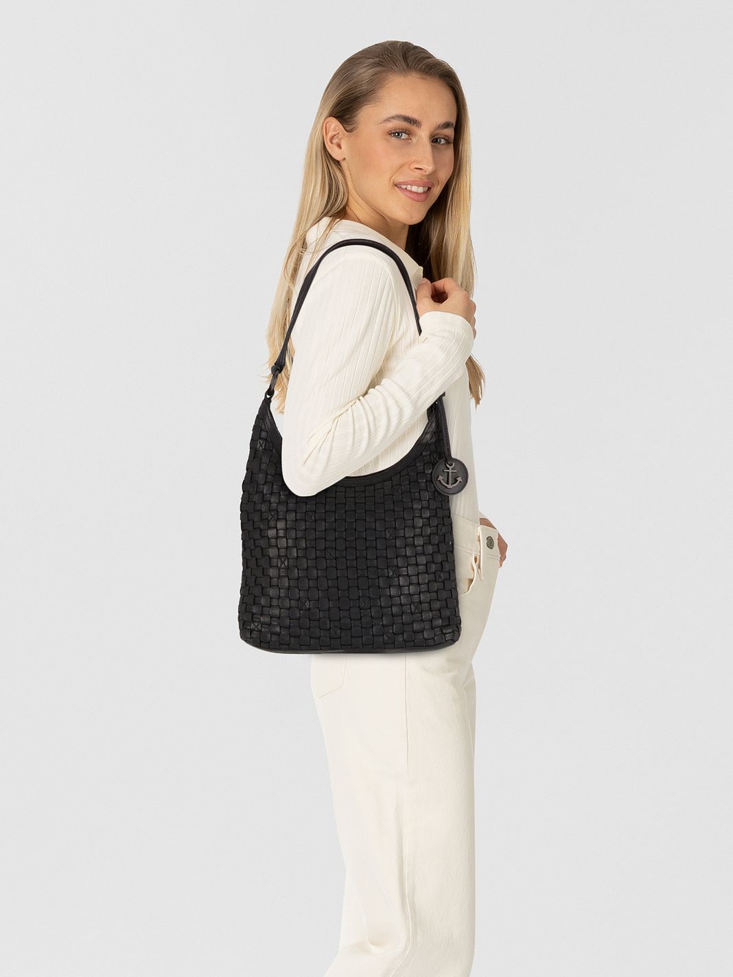 Harbour 2nd Urban Poets Tuula-Up Borsa a tracolla Vera Pelle 22 cm Harbour 2nd Urban Poets Tuula-Up Borsa a tracolla Vera Pelle 22 cm