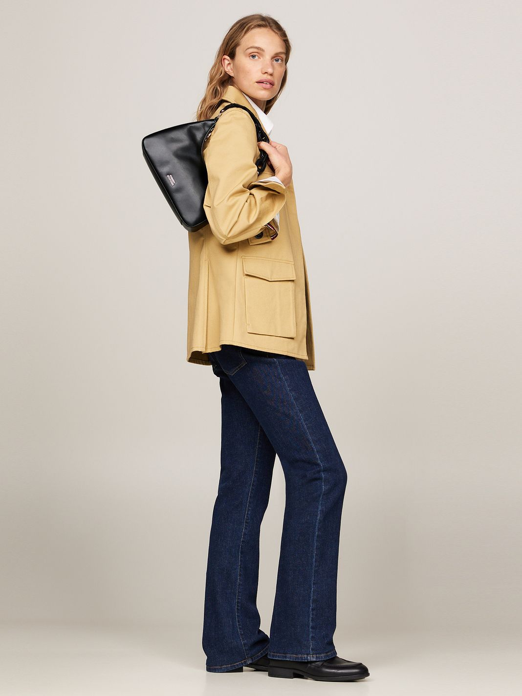 Tommy Hilfiger TH Soft Borsa a spalla Vera Pelle 38 cm Tommy Hilfiger TH Soft Borsa a spalla Vera Pelle 38 cm