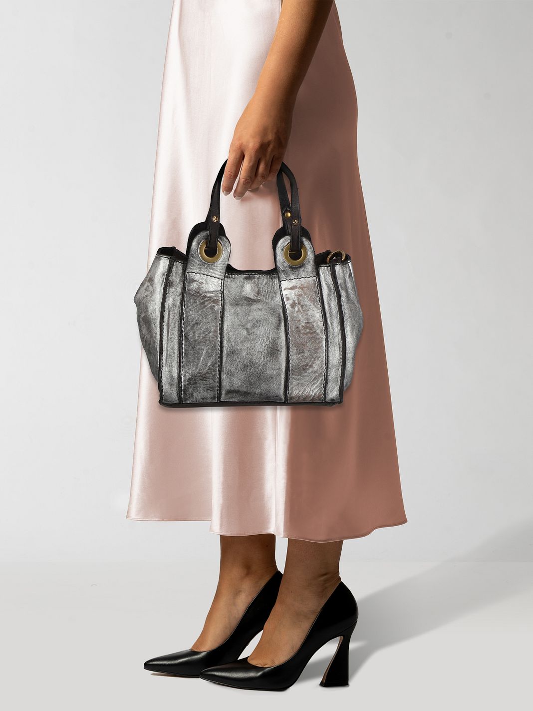 Campomaggi Hasni Mini Bolso Piel natural 17 cm