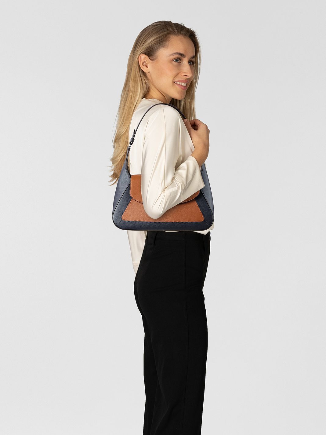 Lauren Ralph Lauren Schylar Bolso para hombre Piel natural 30 cm