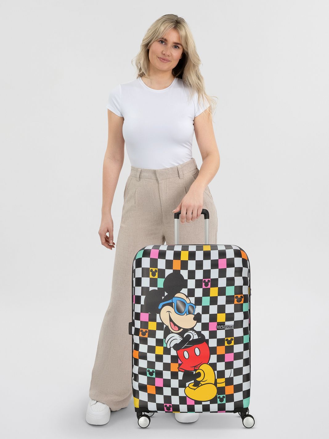 American Tourister Wavebreaker Disney 4 ruote Carrello 77 cm