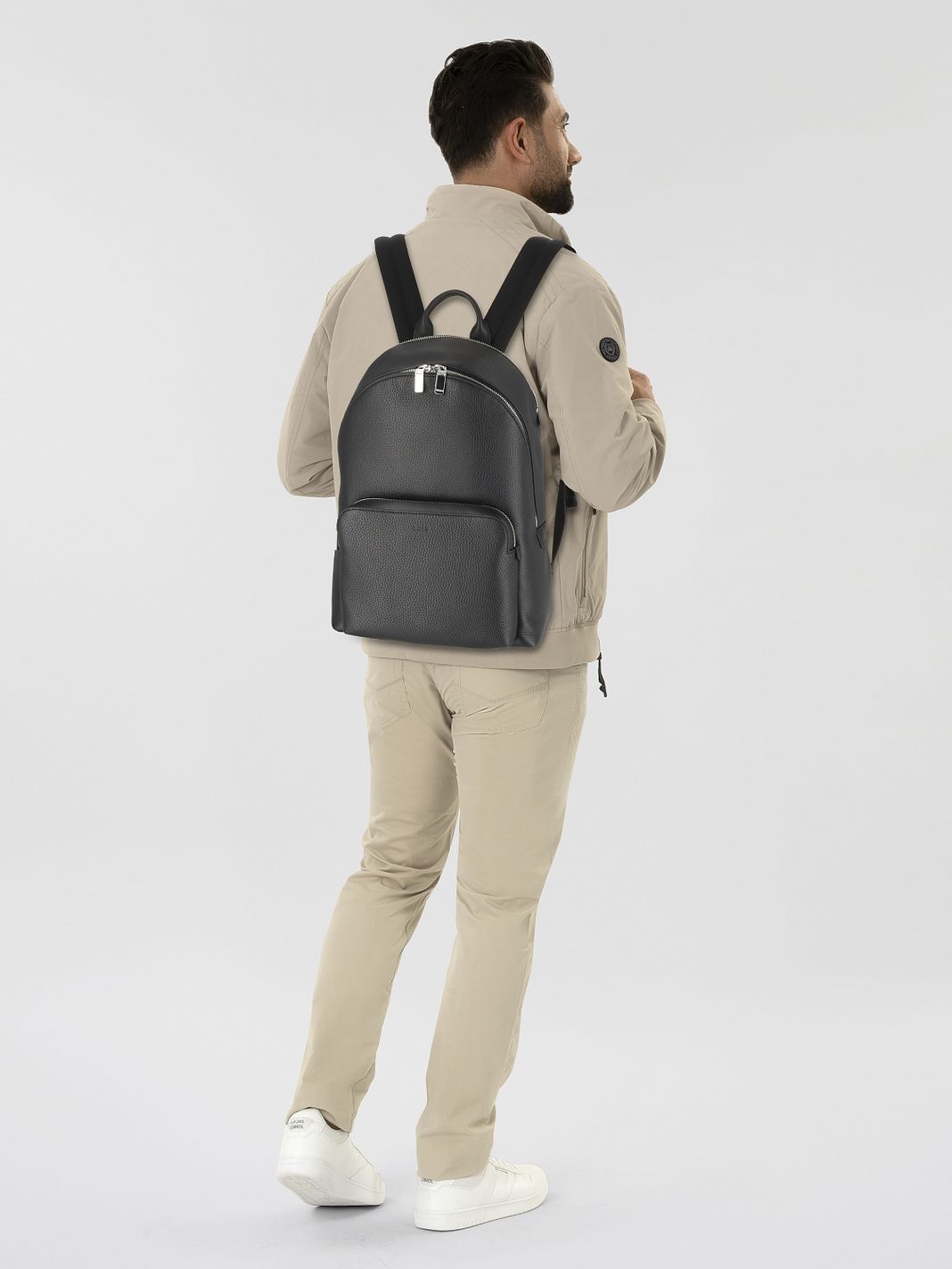 Boss New Crosstown Mochila urbana Piel natural 42 cm Compartimento para el portátil