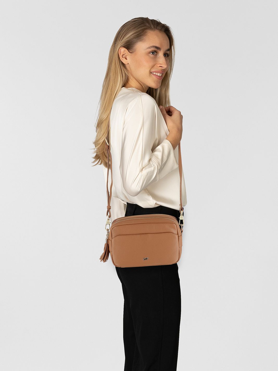 Braun Büffel Hanna Bolso bandolera Piel natural 23 cm Braun Büffel Hanna Bolso bandolera Piel natural 23 cm