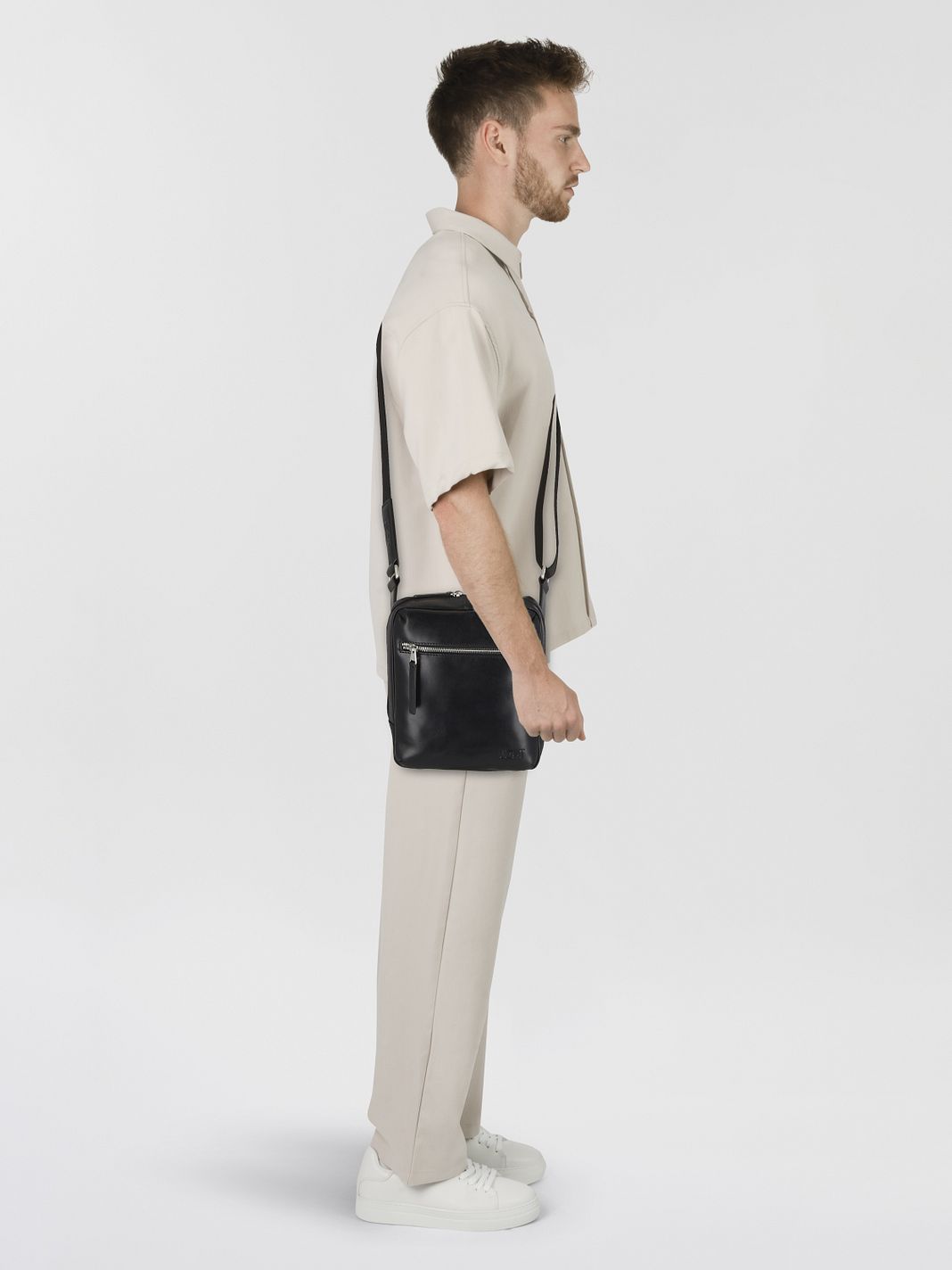 Jost Skagen Bolso bandolera Piel natural 19 cm Jost Skagen Bolso bandolera Piel natural 19 cm