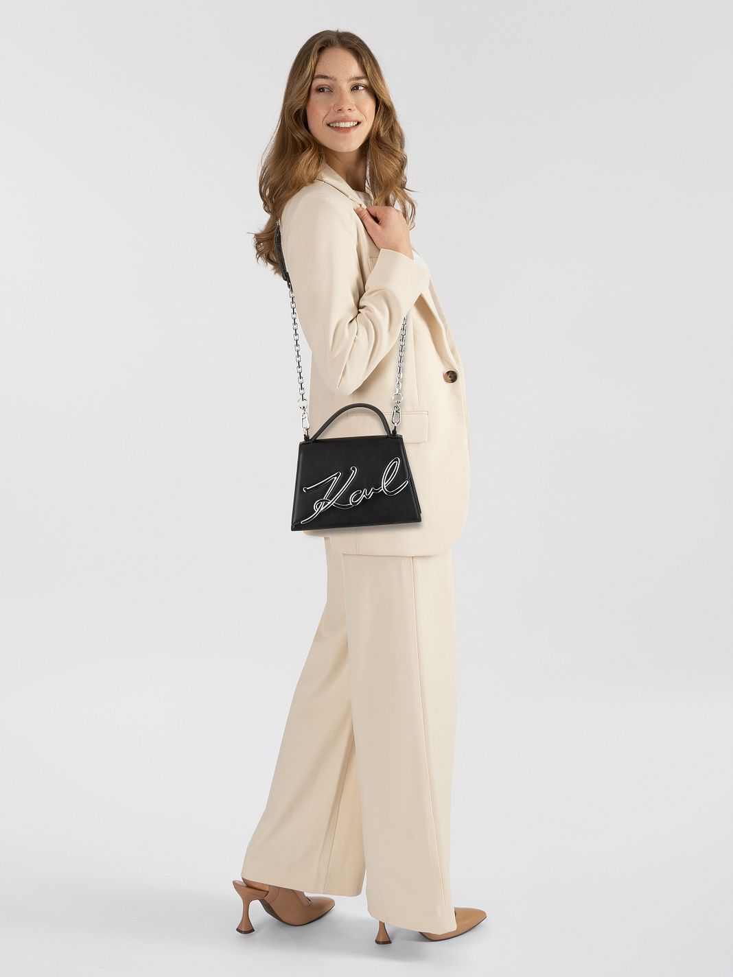 Karl Lagerfeld Signature 2.0 Bolso Piel natural 21.5 cm Karl Lagerfeld Signature 2.0 Bolso Piel natural 21.5 cm