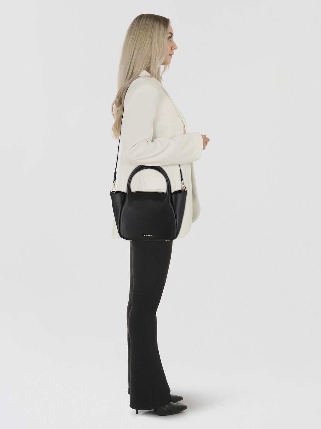Bogner Wallis Raja Skuldertaske Læder 27 cm