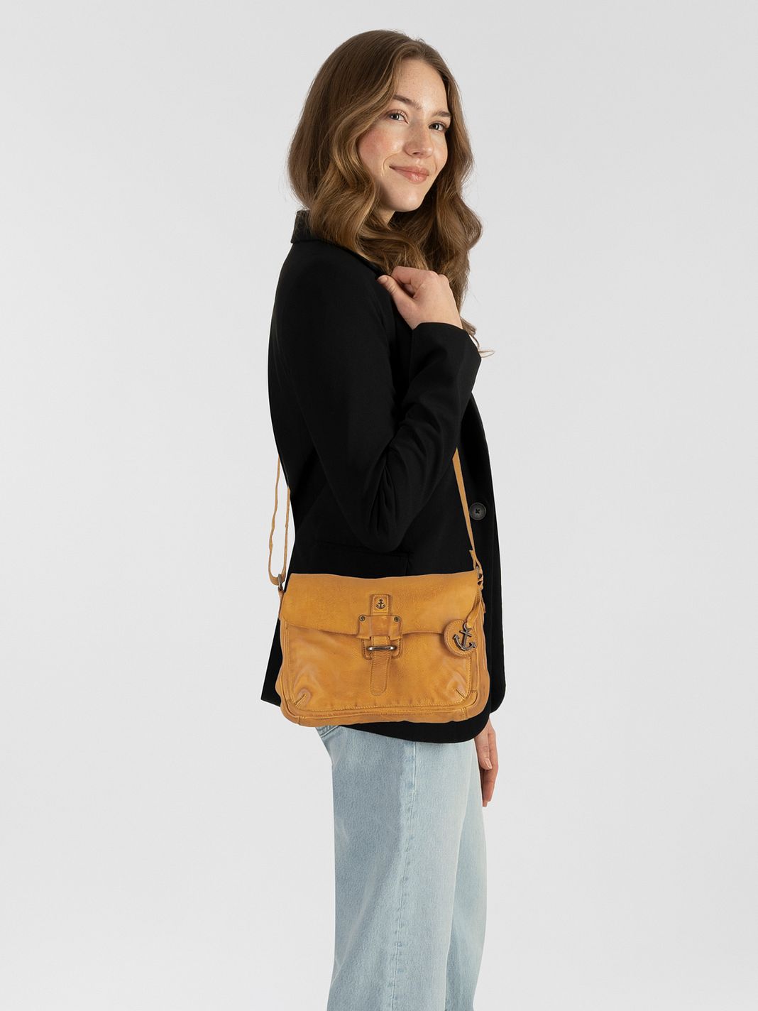 Harbour 2nd Anchor Love Rosi Crossbody taske Læder 25 cm