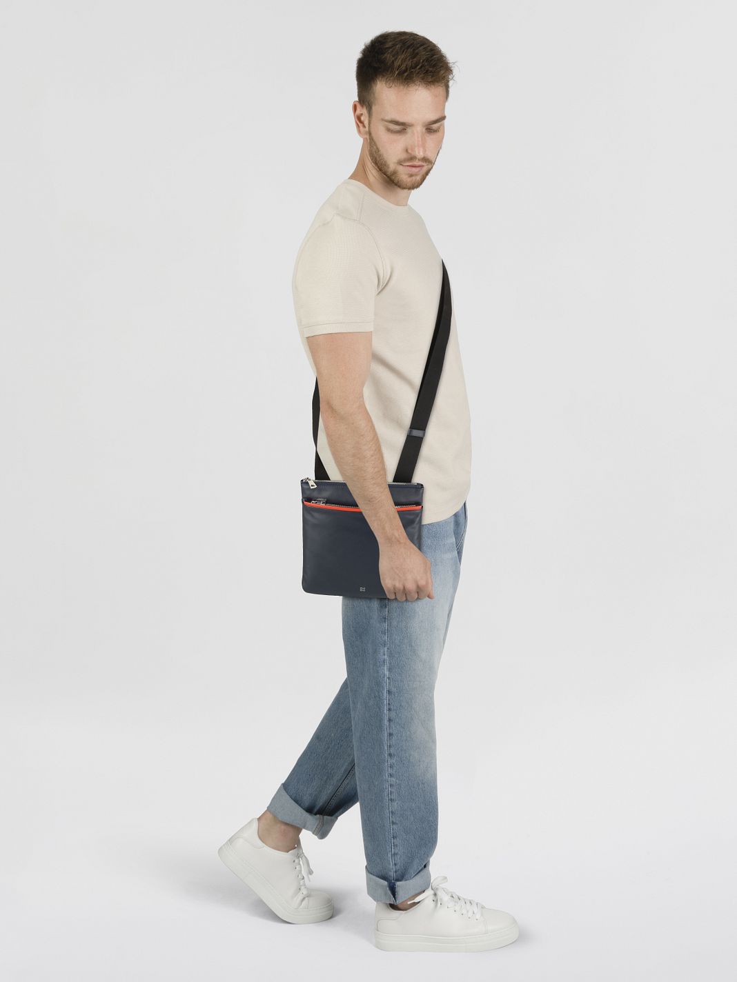 DuDu Panay Crossbody-väska Läder 24 cm